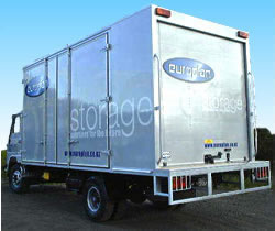 ALIMAX box with side container doors and rear Whiting door